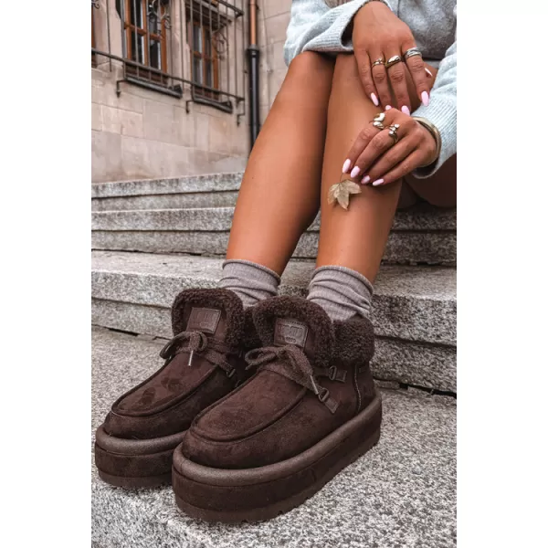  Ženske cipele BIG STAR SHOES UU274214 SMEĐE/BEŽ SJENE 