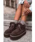 Ženske cipele BIG STAR SHOES UU274214 SMEĐE/BEŽ SJENE