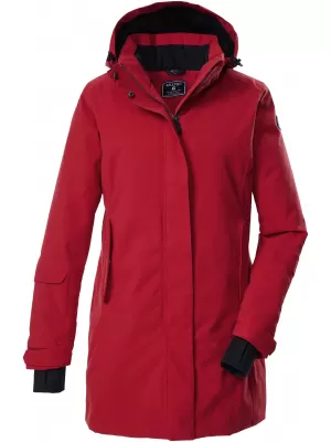 Ženska parka KILLTEC KOW 20 CRVENA