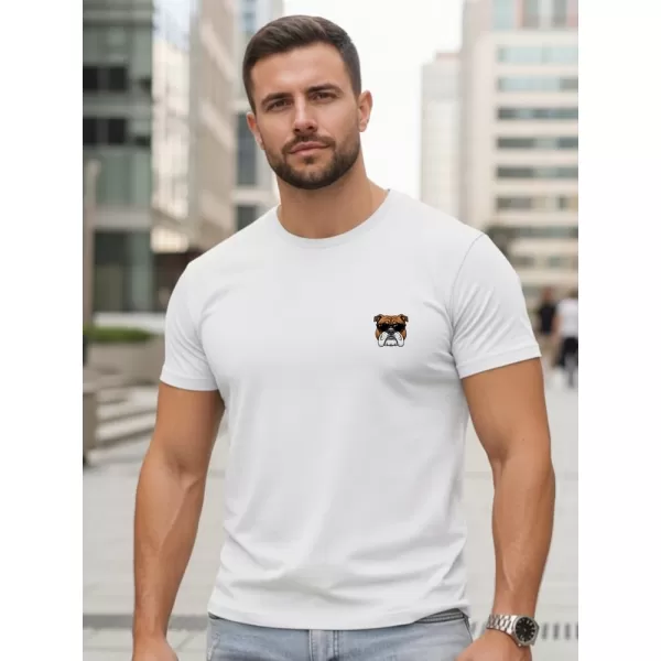  Muška majica kratkih rukava DSTREET NX0125R-WH BIJELA 