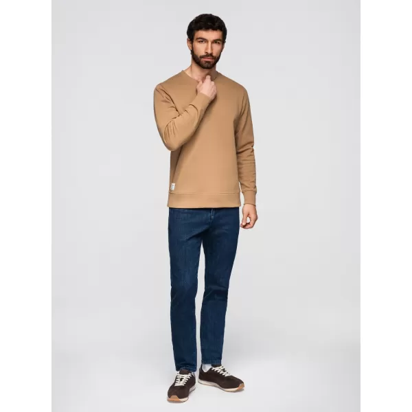  Muški sweatshirt OMBRE OM-SSBN-0271 SMEĐA 