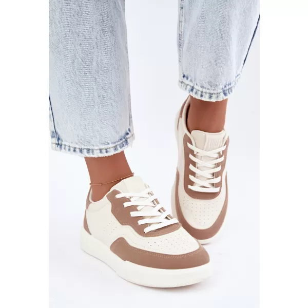  Ženske tenisice BIG STAR SHOES UU274275 BIJELO/BEŽ 