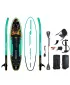 Daska za veslanje RIDEWAVE NEBULA PARD 11'6'' COMBO NEODREĐENO