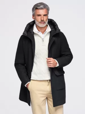 Muška parka OMBRE OM-COWC-0161 CRNA
