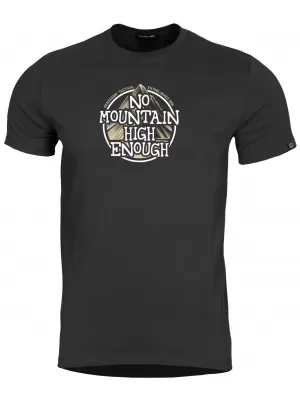 Muška majica kratkih rukava PENTAGON AGERON NO MOUNTAIN HIGH ENOUGH K09012-NM CRNA