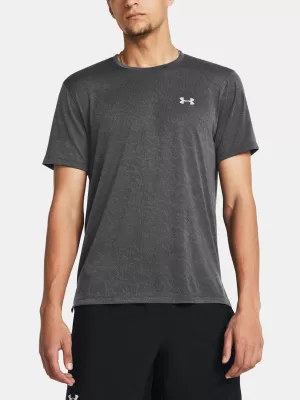 Muška majica kratkih rukava UNDER ARMOUR LAUNCH CAMO SHORTSLEEVE 1386681-025 SIVA