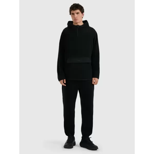  Muški sweatshirt 4F WAW25TSWSM1947 DUBOKA CRNA 