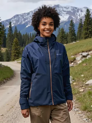 Ženska vanjska jakna ALPINE PRO TEMUNA OCEAN OBASJAN MJESEČINOM