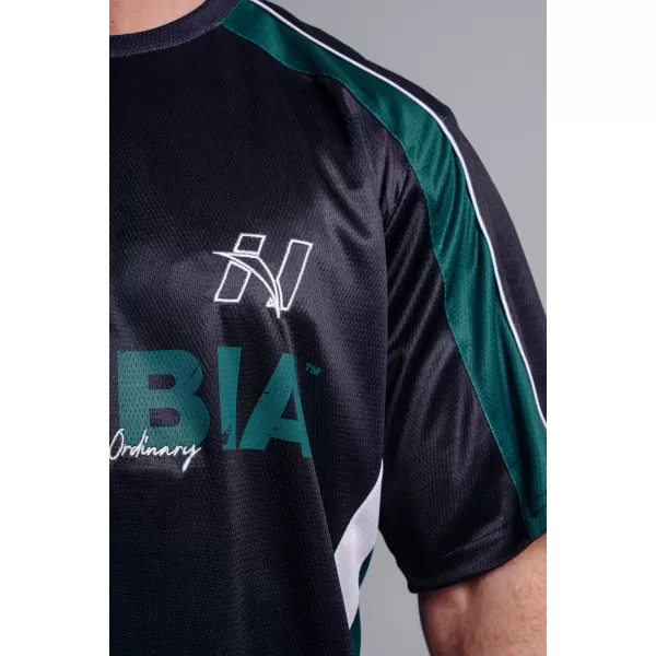  Predimenzionirana majica kratkih rukava od jerseya 97 NEBBIA PRIMAL 885 CRNA 
