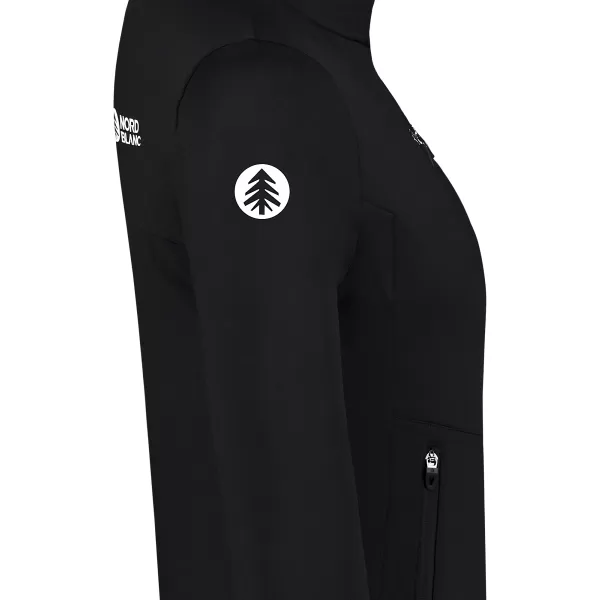  Ženska powerfleece majica NORDBLANC CRISP NBSFL8338 CRNA 