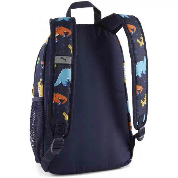  Ruksak PUMA PHASE AOP SMALL BACKPACK 09132414 MORNARSKO PLAVA PUMA/SPORTSKI DINO AOP 