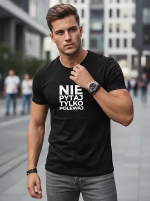 Muška majica kratkih rukava DSTREET NX0113R-BK CRNA