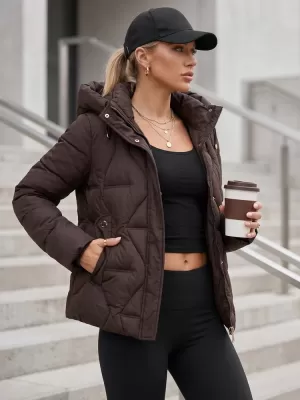 Ženska jakna DSTREET TY5940 SMEĐA