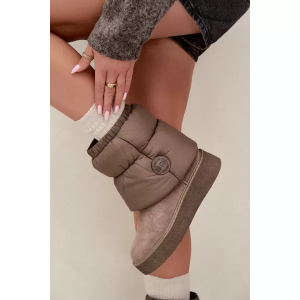  Ženski snjegovići BIG STAR SHOES UU274732 TAMNO BEŽ 