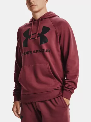 Muški sweatshirt UNDER ARMOUR RIVAL FLEECE BIG LOGO HD 1357093-652 CRVENA