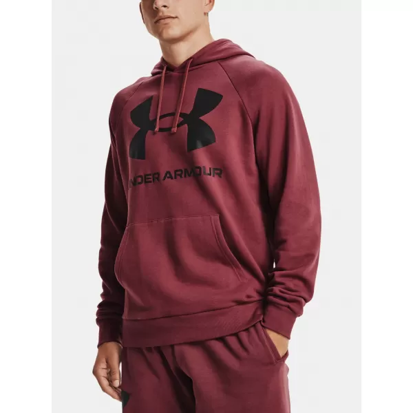  Muški sweatshirt UNDER ARMOUR RIVAL FLEECE BIG LOGO HD 1357093-652 CRVENA 