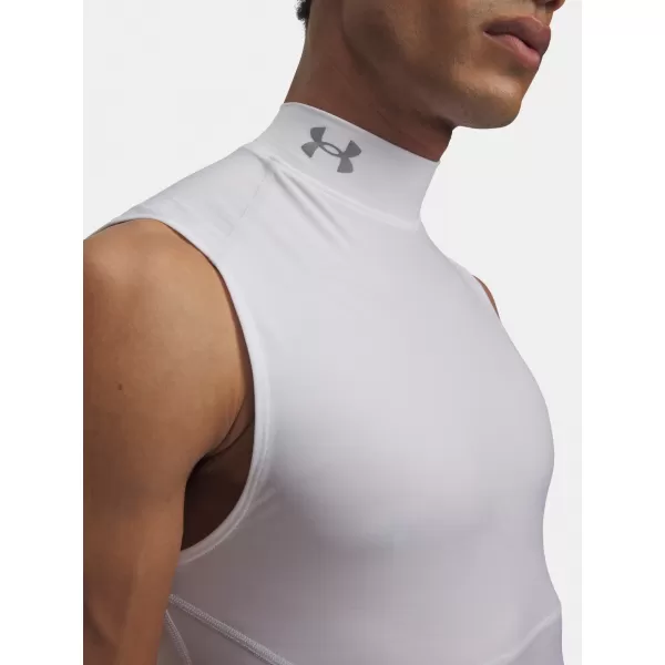  Muška majica bez rukava UNDER ARMOUR HG ELITE SLEEVELESS MOCK 6015381-100 BIJELA 