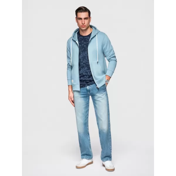  Muški sweatshirt OMBRE OM-SSBZ-0272 PLAVA 