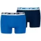 Muške bokserice PUMA MEN EVERYDAY MULTI LOGO BOXER 2P 93832504 PLAVA KOMBINACIJA