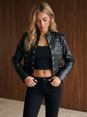 Ženska jakna DSTREET TY6043 CRNA