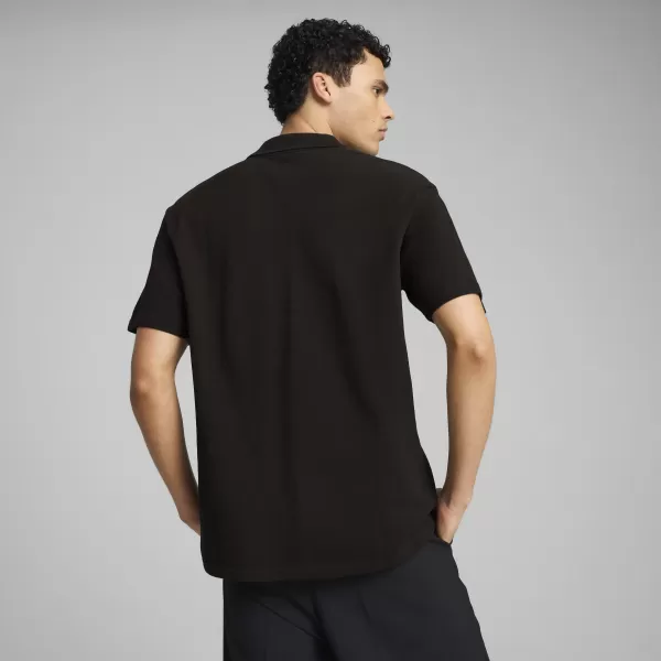  Muška majica s kragnom PUMA WARDROBE ESS PIQUE RELAXED POLO 62965701 PUMA CRNA 