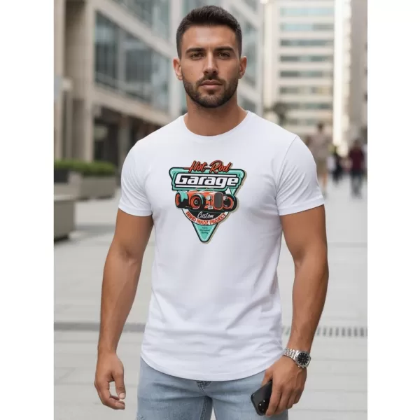  Muška majica kratkih rukava DSTREET NX5093R-WH BIJELA 