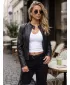 Ženska jakna DSTREET TY5724 CRNA