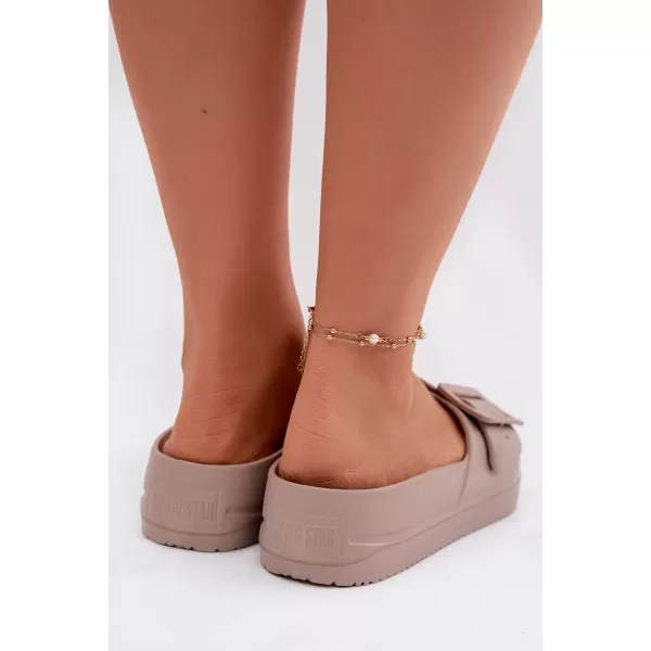  Ženske papuče BIG STAR SHOES TT274A079 BEŽ 