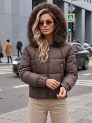 Ženska jakna DSTREET TY5831 SMEĐA
