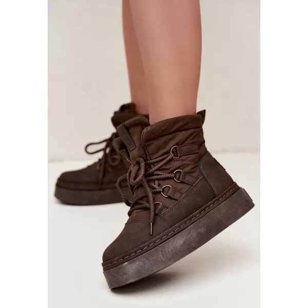  Ženske cipele BIG STAR SHOES UU274191 SMEĐA/BEŽ 