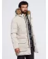 Muška parka OMBRE OM-JALJ-0310 KREMA