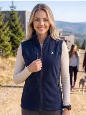 Ženski prsluk od flisa ALTISPORT ALW002525 TAMNOPLAVA