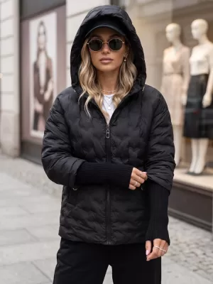 Ženska jakna DSTREET TY5871 CRNA