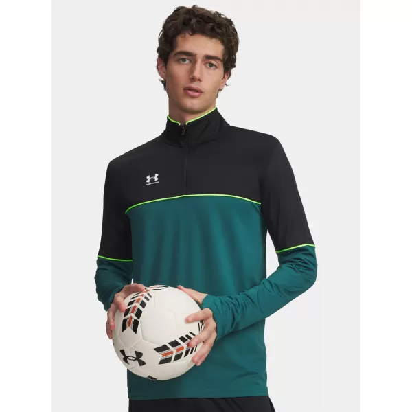  Muški sweatshirt UNDER ARMOUR M CHALLENGER TRAINING QZ 6004043-338 ZELENA 