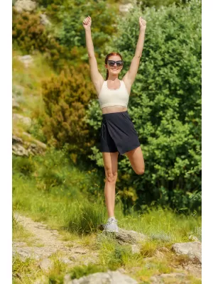 Ženska kratka suknja NORDBLANC CELESTE NBSSL8250 CRNA