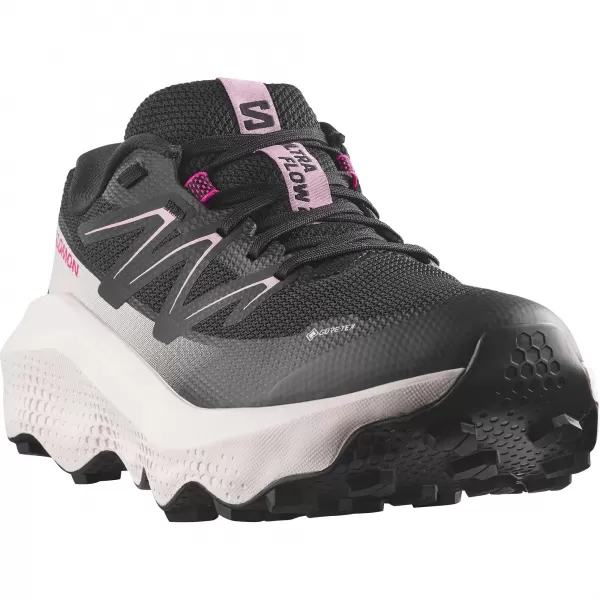 Ženske cipele SALOMON ULTRA FLOW 2 GORE-TEX L49299500 CRNA/ZORNO RUŽIČASTA/LEDENA OD VANILIJE 