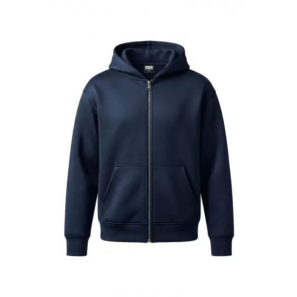  Muški sweatshirt URBAN CLASSICS TB8592-01641 PONOĆNA MORNARICA 