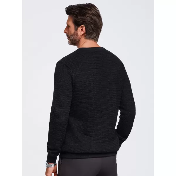  Muški pulover OMBRE OM-SWSW-0119 CRNA 