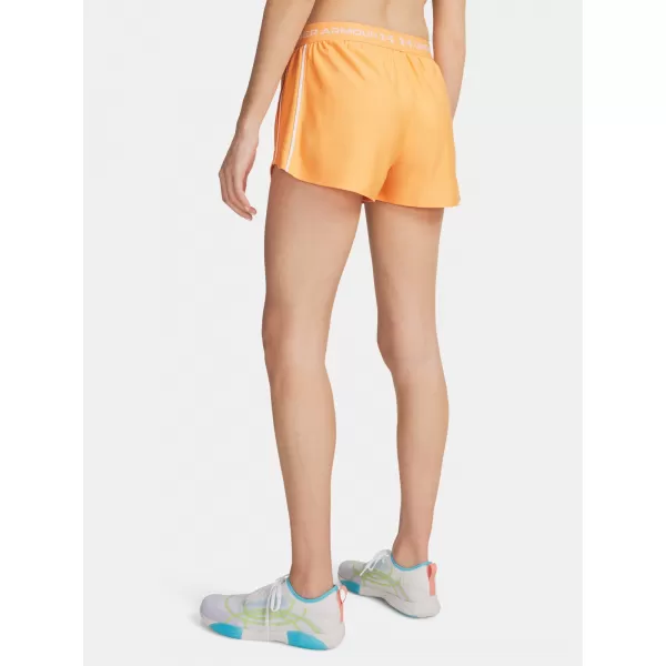  Ženske kratke hlače UNDER ARMOUR TECH PLAY UP SHORTS 1389882-870 NARANČASTA 