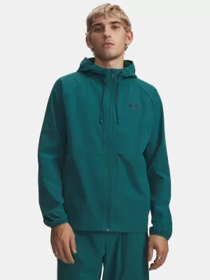 Muška jakna UNDER ARMOUR VIBE WOVEN JACKET 6003001-338 ZELENA