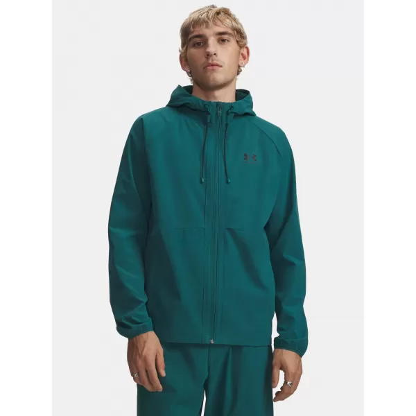  Muška jakna UNDER ARMOUR VIBE WOVEN JACKET 6003001-338 ZELENA 