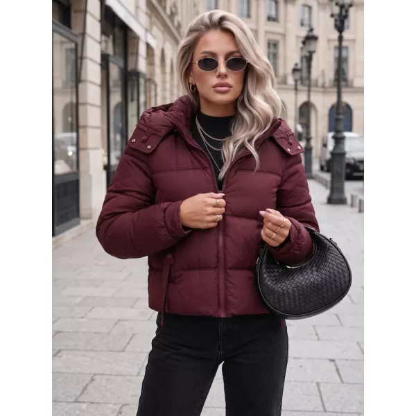  Ženska jakna DSTREET TY5749 TAMNOCRVENA 
