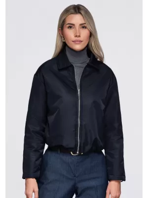 Ženska jakna OMBRE OW-JT-E0003 TAMNOPLAVA