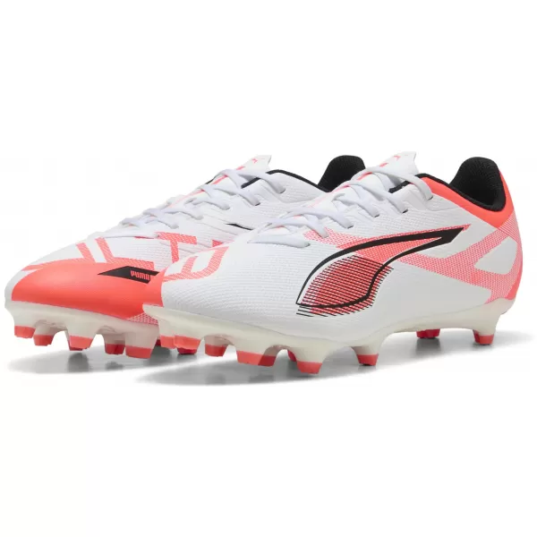  Kopačke PUMA ULTRA 5 PLAY FG/AG 108169-01 BIJELO/CRNO/SJAJNO CRVENO 
