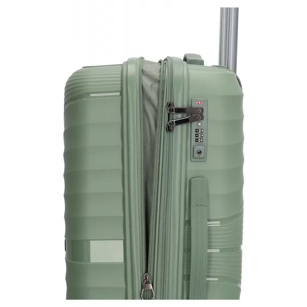  Kofer od školjke BEAGLES TRAVEL M 25138 PRIRODNO ZELENA 