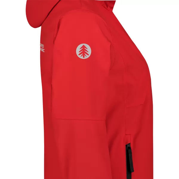  Ženska vodootporna jakna NORDBLANC BOURNE NBSJL8317 CRVENA 