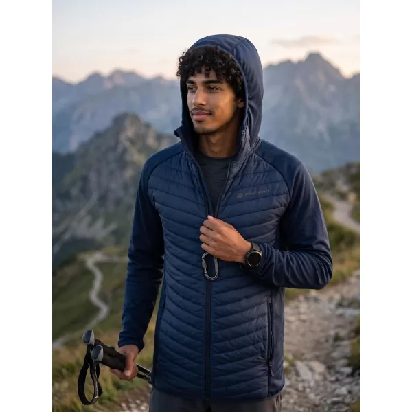  Muški sweatshirt ALPINE PRO NORN OCEAN OBASJAN MJESEČINOM 
