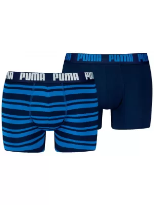 Muške bokserice PUMA MEN EVERYDAY HERITAGE STRIPE BOXER 93832601 PLAVA