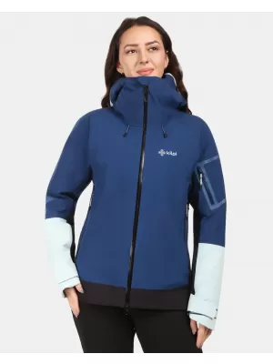 Ženska hardshell jakna KILPI MAMBA-W 1L0101KI TAMNOPLAVA