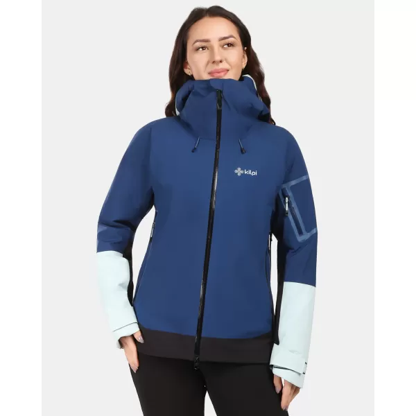  Ženska hardshell jakna KILPI MAMBA-W 1L0101KI TAMNOPLAVA 